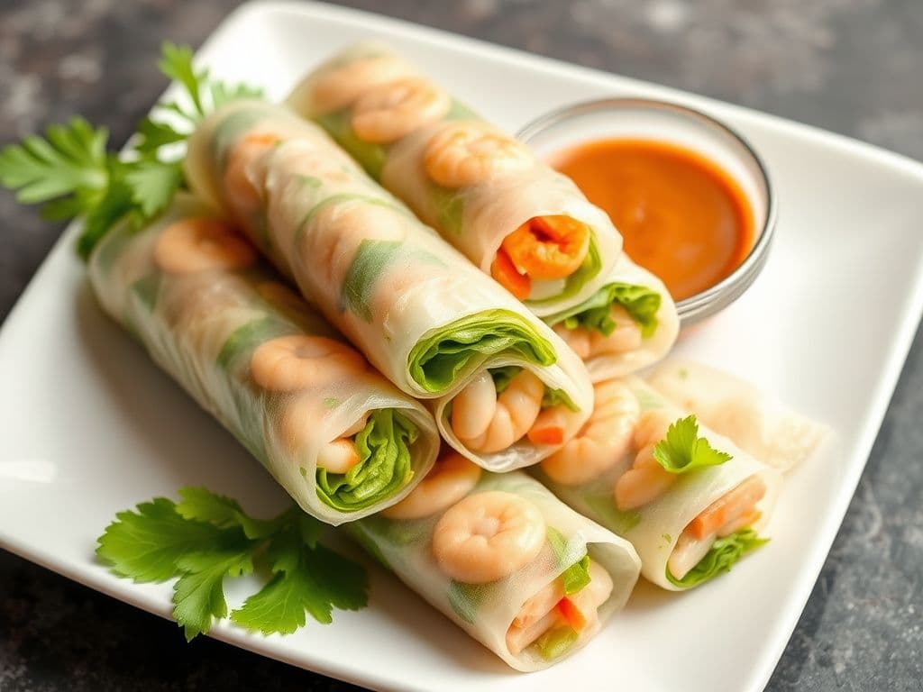 Vietnamese Fresh Spring Rolls (Goi Cuon)