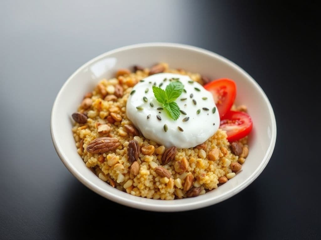 High-Protein Breakfast Quinoa Bowl
