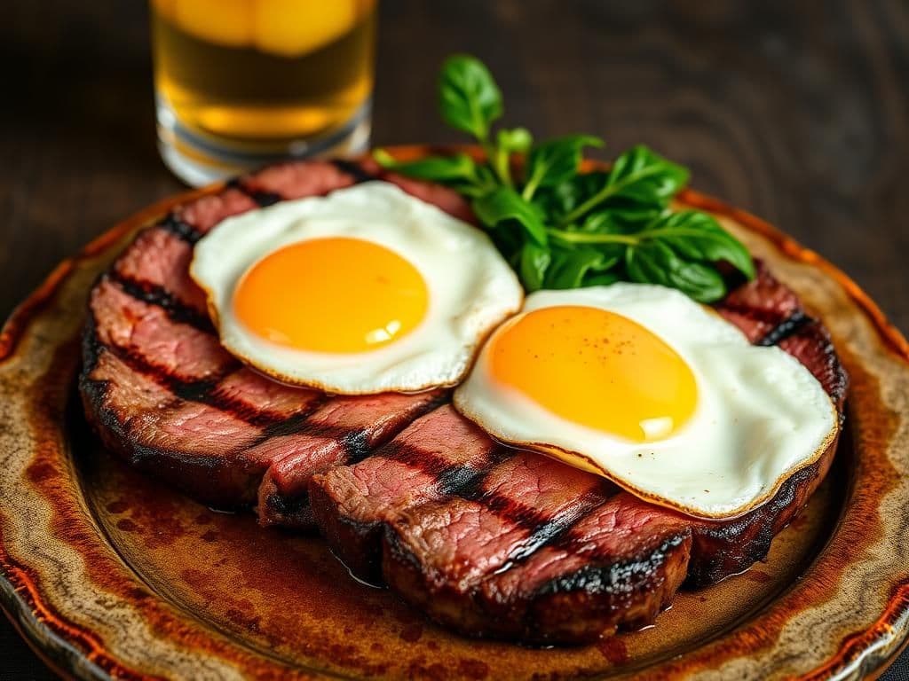Steak and Eggs Power Plate