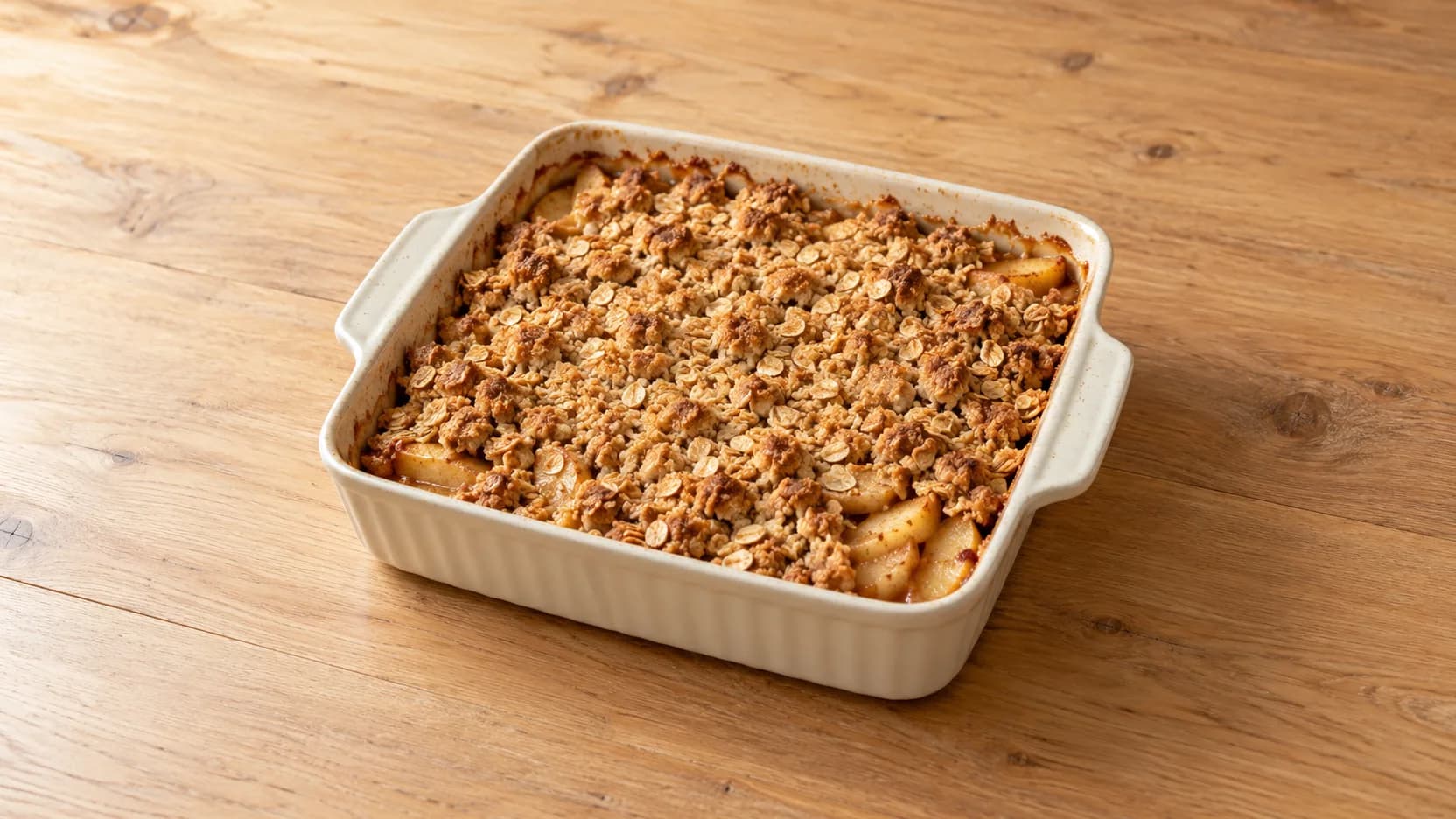 Apple Crisp with Oat Topping