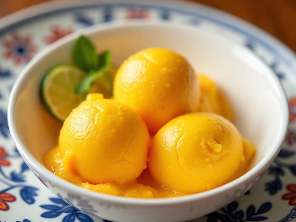 Mango Chili Lime Sorbet