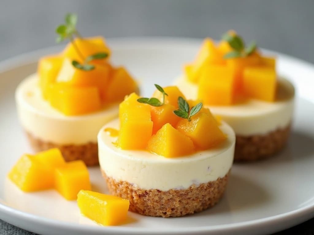 Mango Coconut Mousse Cups