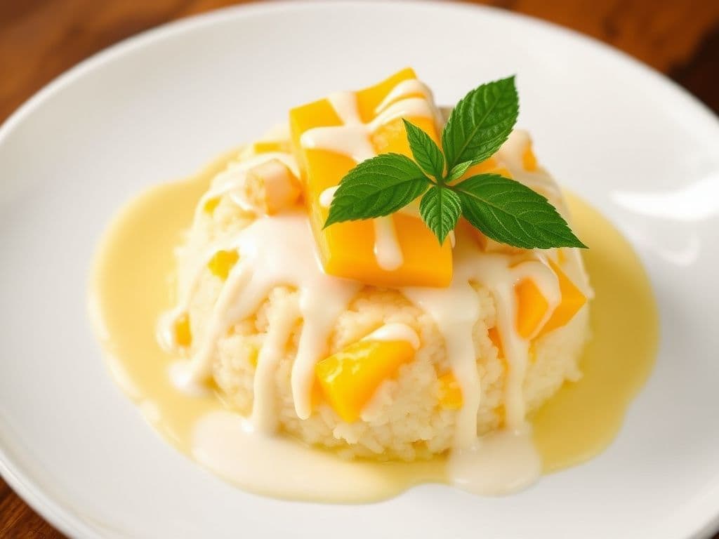Mango Sticky Rice Pudding