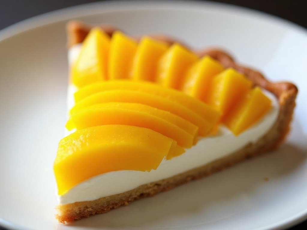 Mango Tart with Coconut Cream