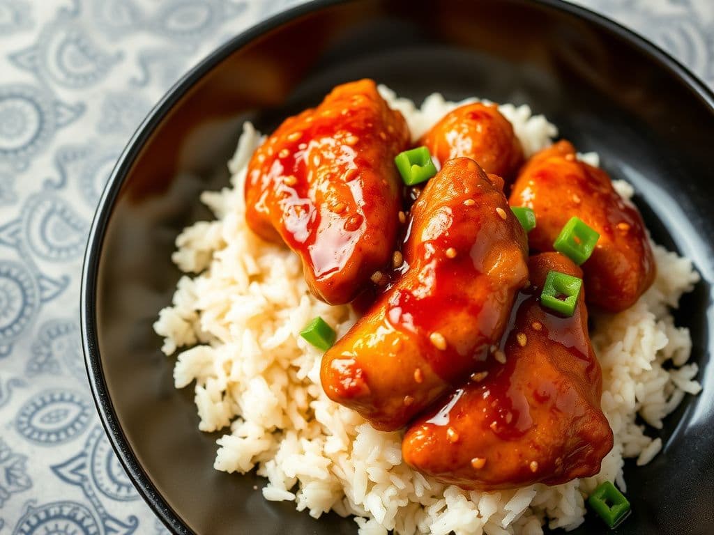 Honey Garlic Sesame Chicken
