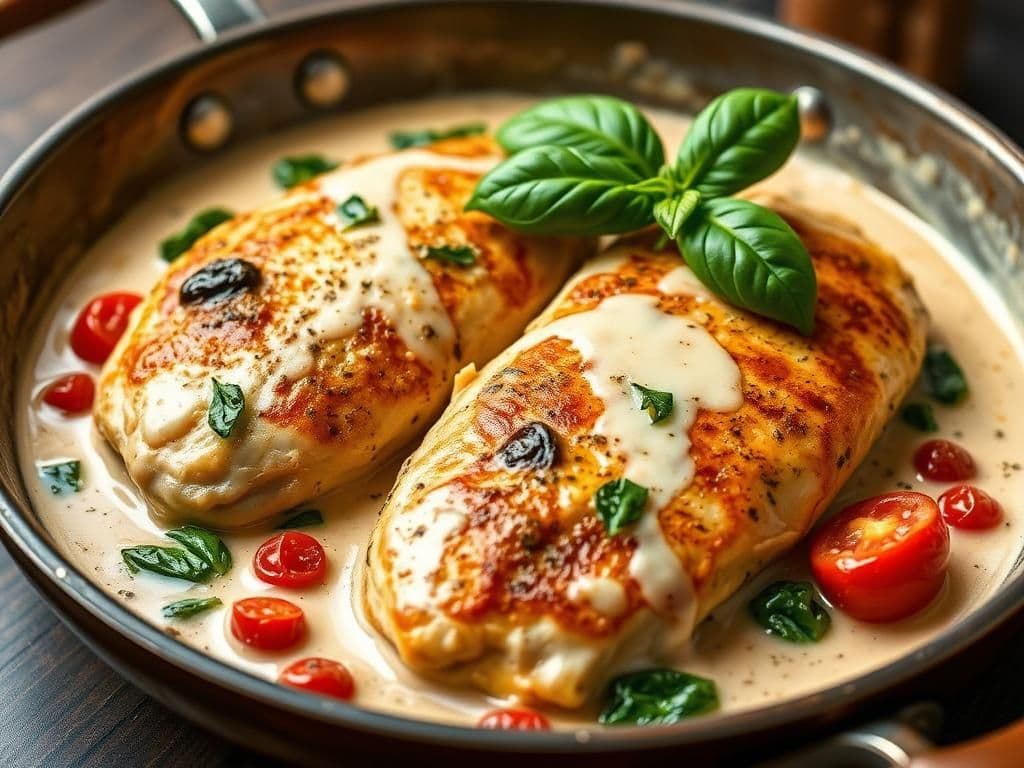 Creamy Keto Tuscan Chicken