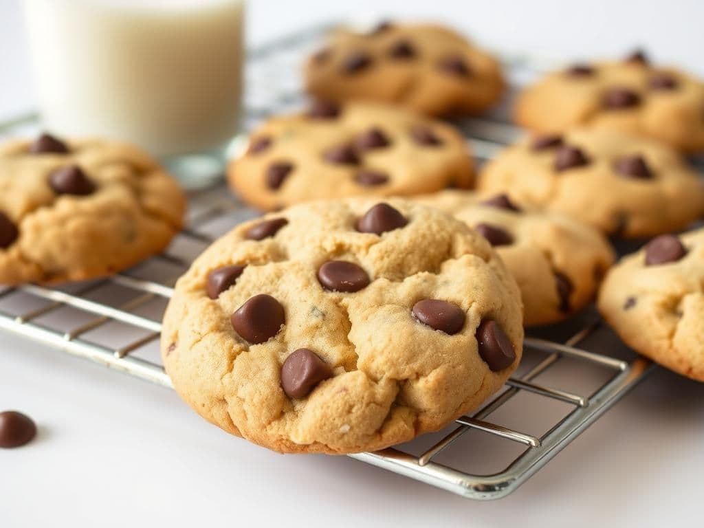 Keto Almond Flour Chocolate Chip Cookies