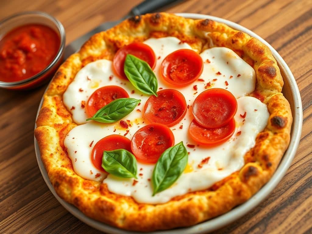 Keto Cauliflower Pizza