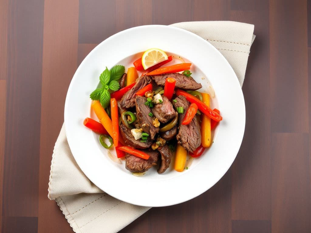 Lean Beef and Vegetable Sheet Pan Fajitas