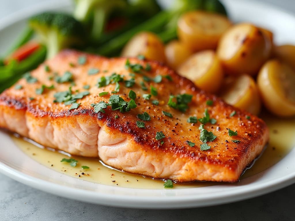 Air Fryer Garlic Butter Salmon