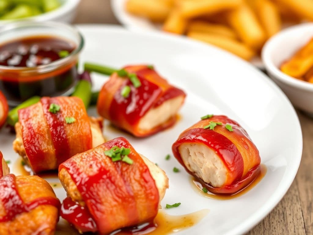 Bacon-Wrapped Chicken Bites