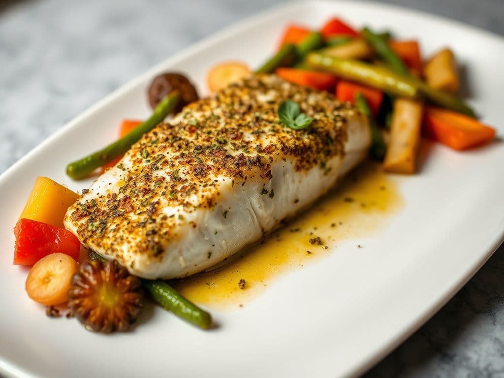 Clean Herb-Crusted Cod