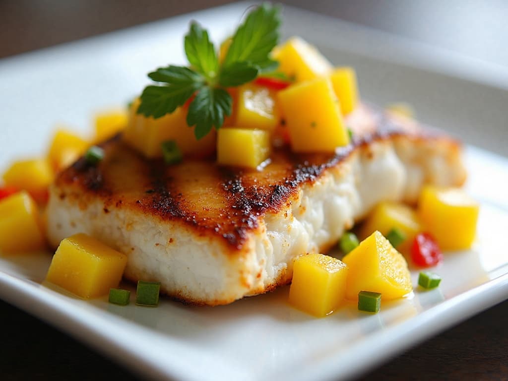 Grilled Mahi-Mahi with Mango Salsa
