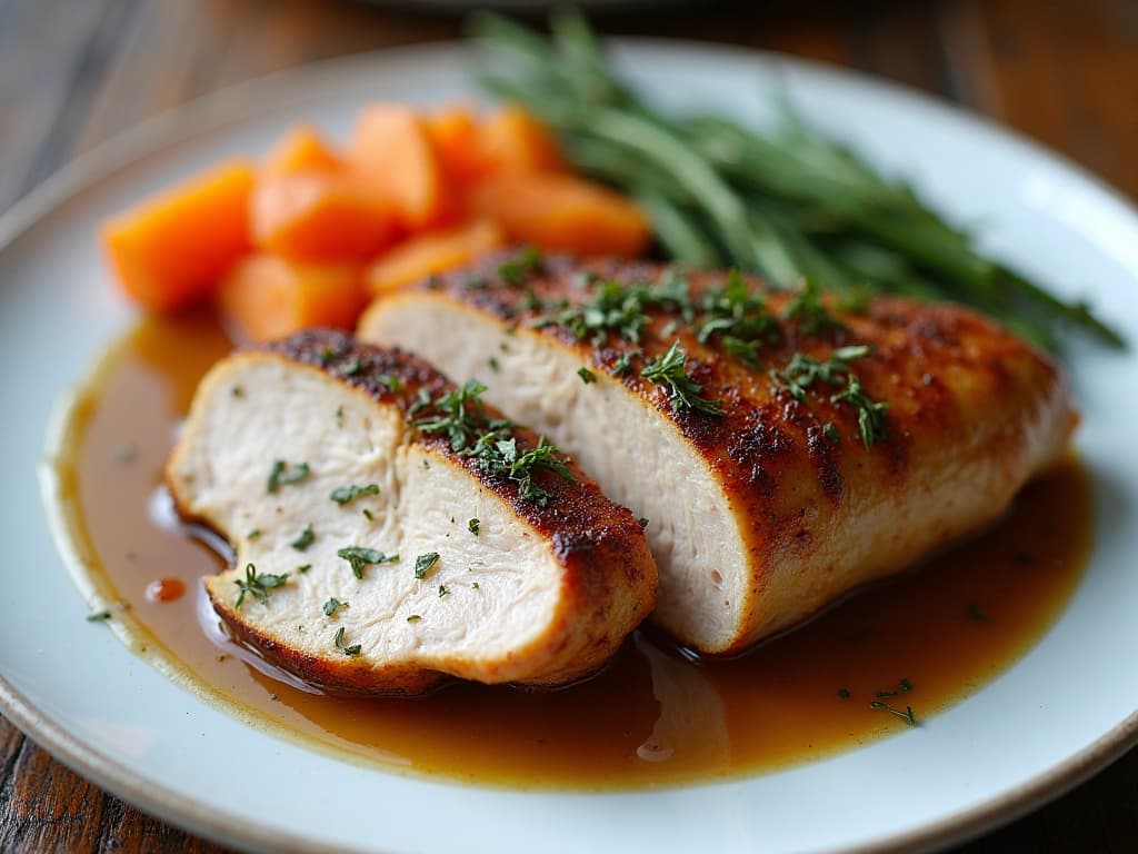 Herb-Roasted Turkey Breast with Classic Pan Gravy