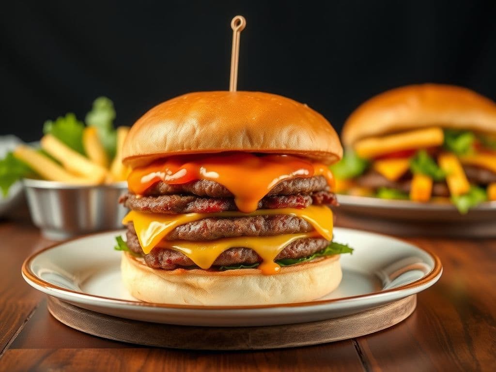 Homemade Smash Burger with Special Sauce