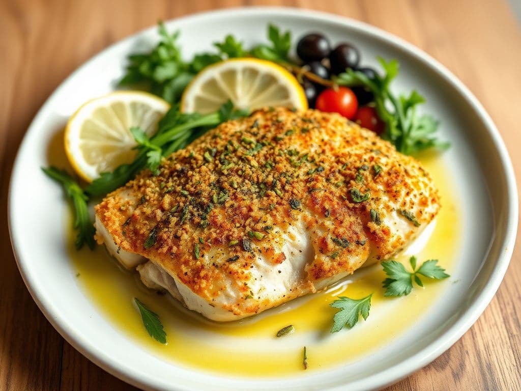 Mediterranean Herb-Crusted Chicken