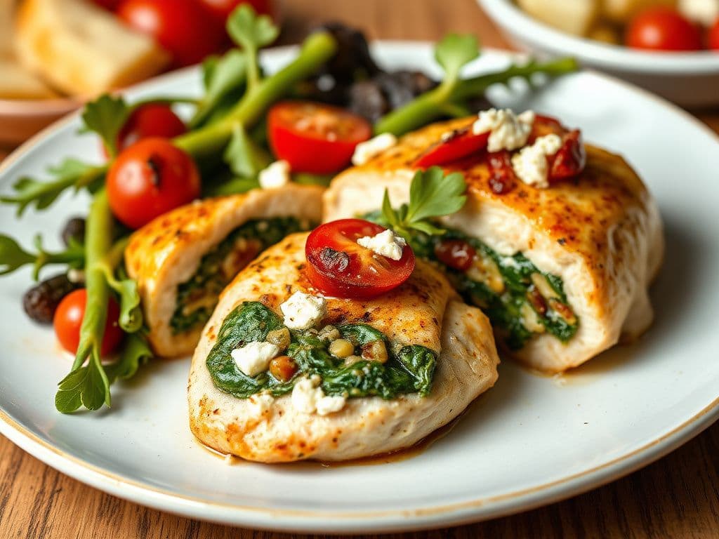 Mediterranean Stuffed Chicken Breast