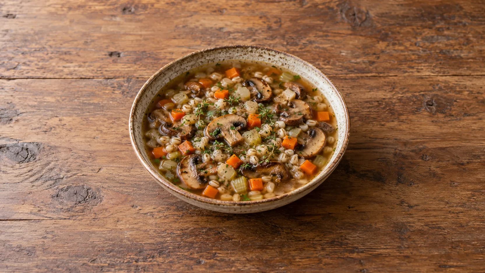 Mushroom Barley Soup