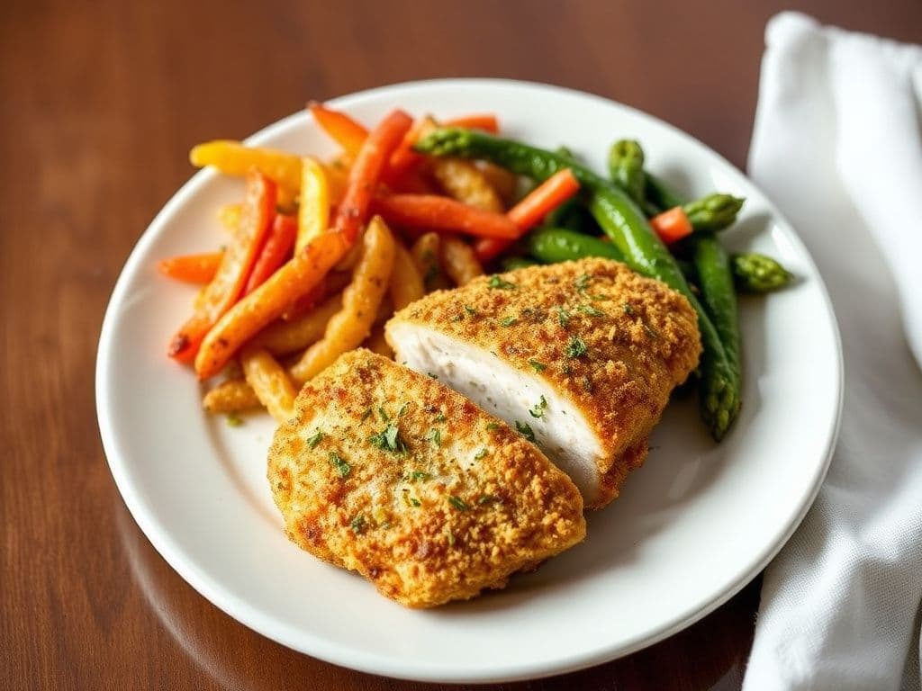 Simple Herb-Crusted Chicken Breast