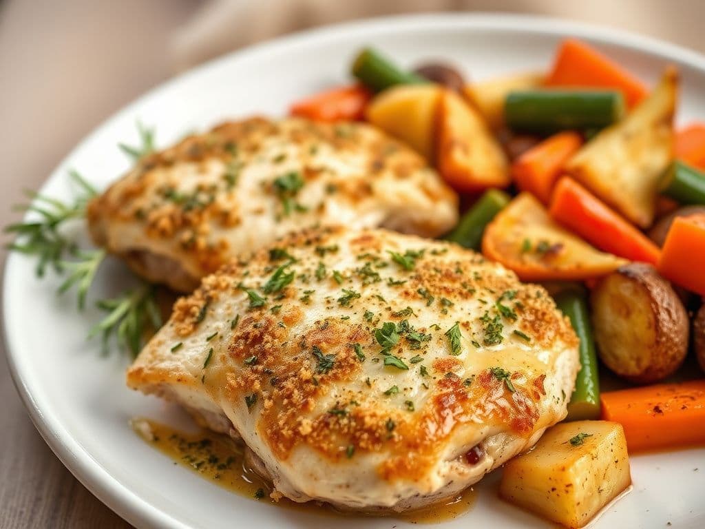 Simple Herb-Crusted Chicken Thighs