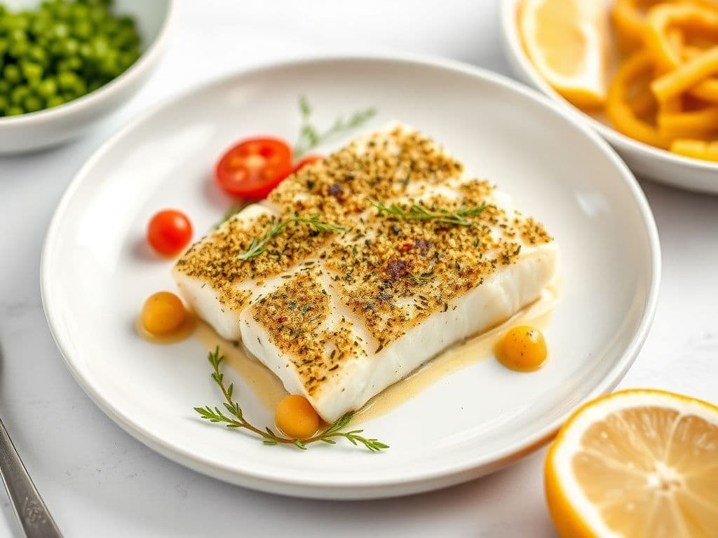 Simple Herb-Crusted Cod