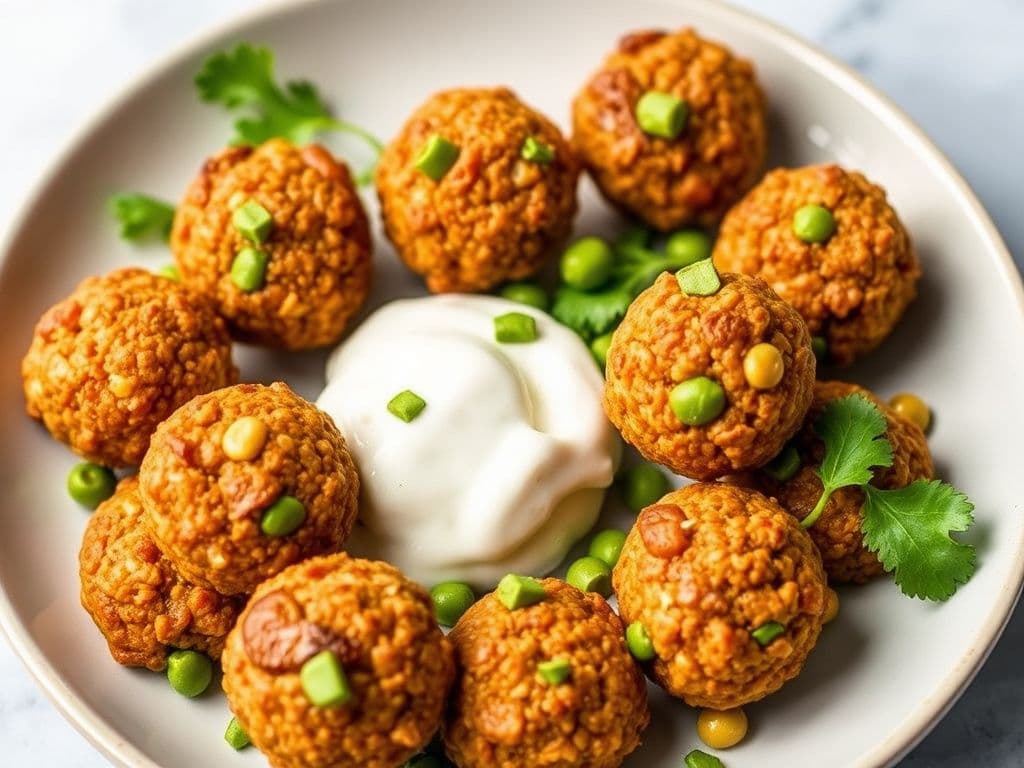 High-Protein Chickpea Edamame Bites