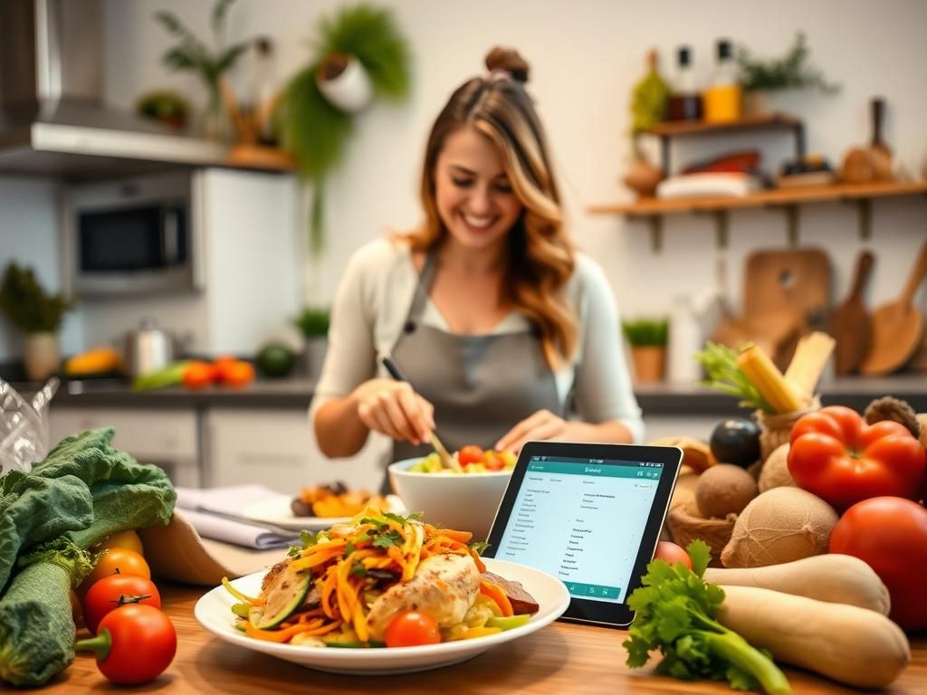 Passionate cooking with healthy ingredients