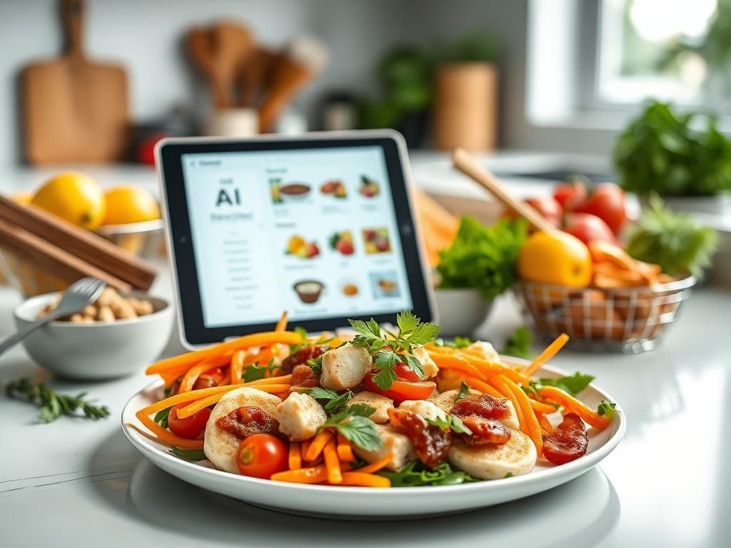 AI cooking assistant interface with recipe analysis