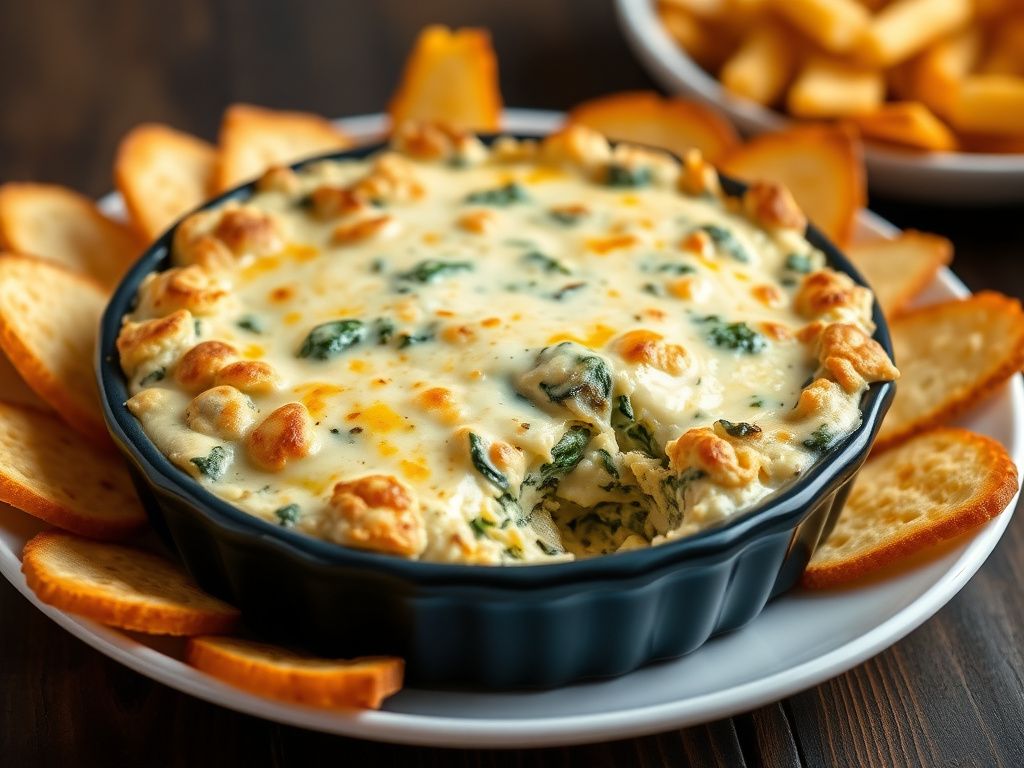 Baked Spinach Artichoke Dip