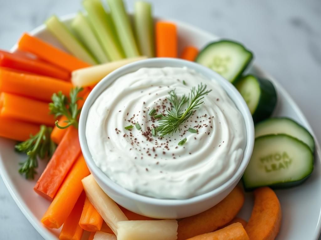High-Protein Greek Yogurt Ranch Dip