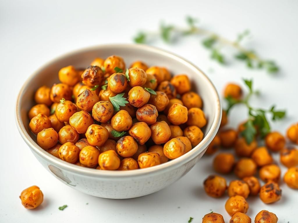 Crispy Spiced Roasted Chickpeas