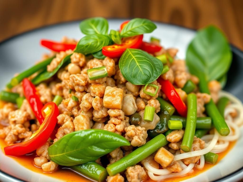 Thai Basil Turkey Stir-Fry